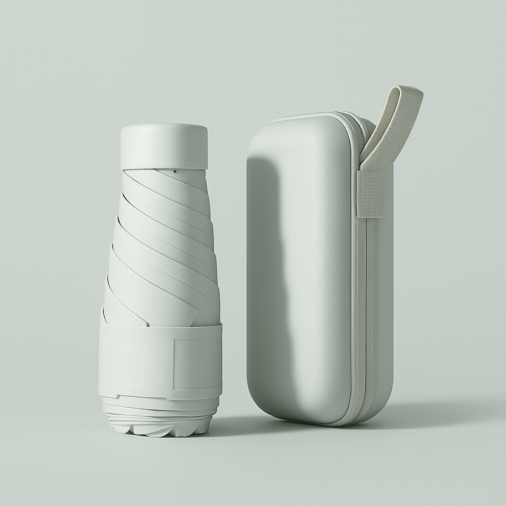 Raindy Pocket — Parapluie de poche anti‑UV, pluie & soleil