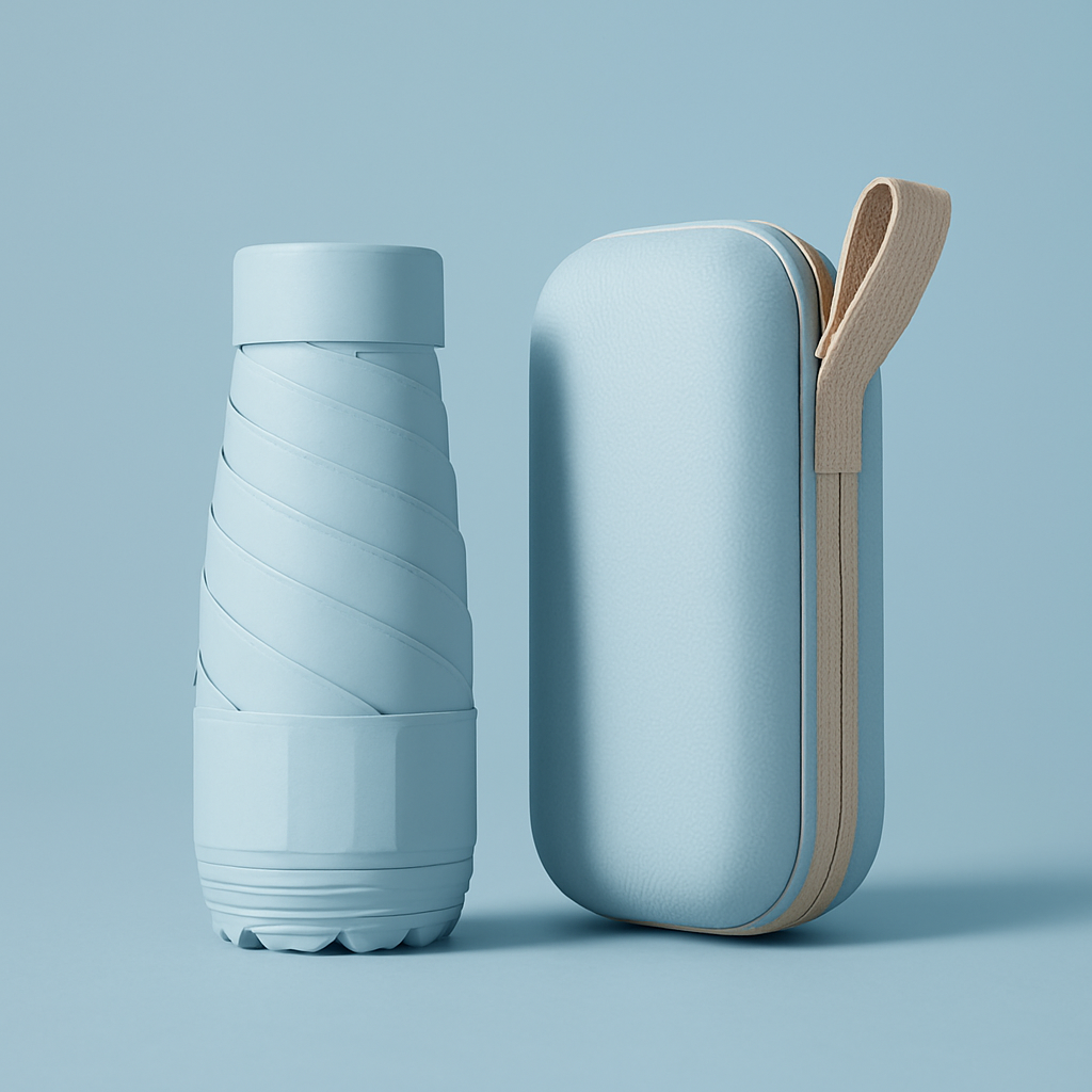 Raindy Pocket — Parapluie de poche anti‑UV, pluie & soleil